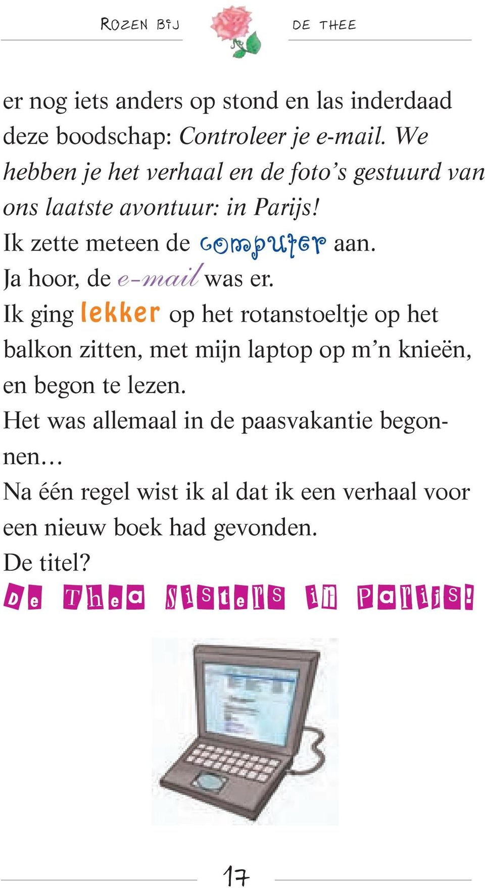 Ja hoor, de e-mail was er.