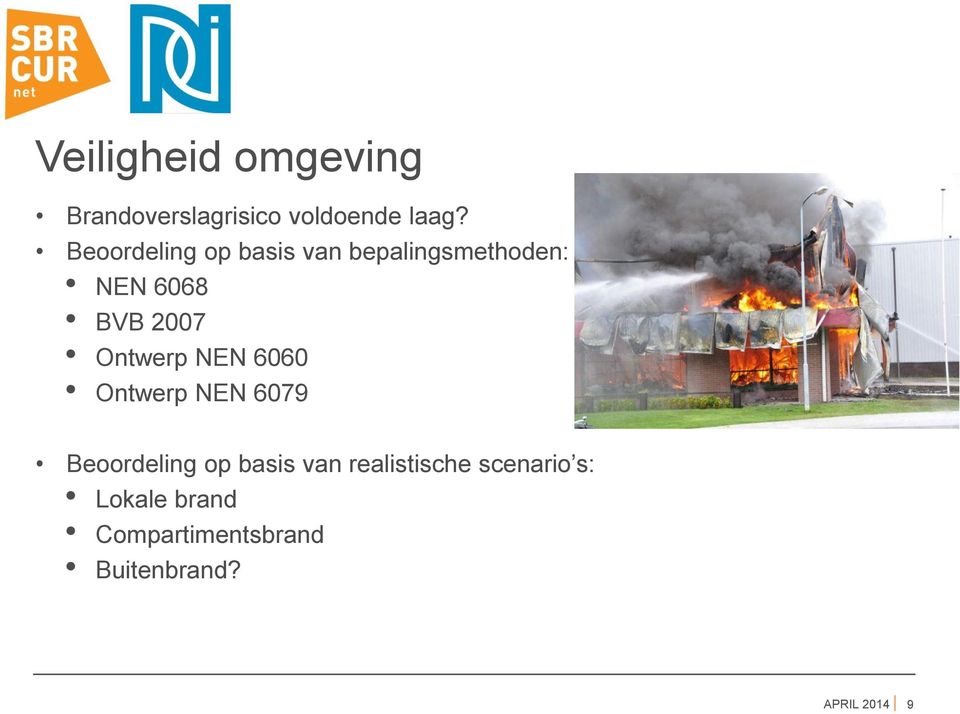 Ontwerp NEN 6060 Ontwerp NEN 6079 Beoordeling op basis van