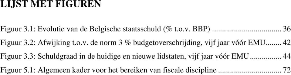 de norm 3 % budgetoverschrijding, vijf jaar vóór EMU... 42 Figuur 3.