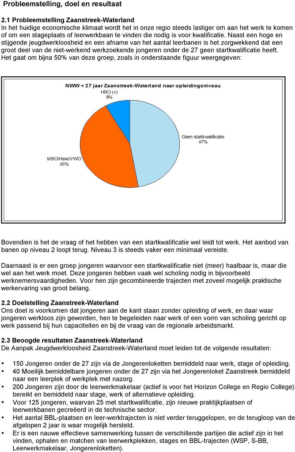 is voor kwalificatie.