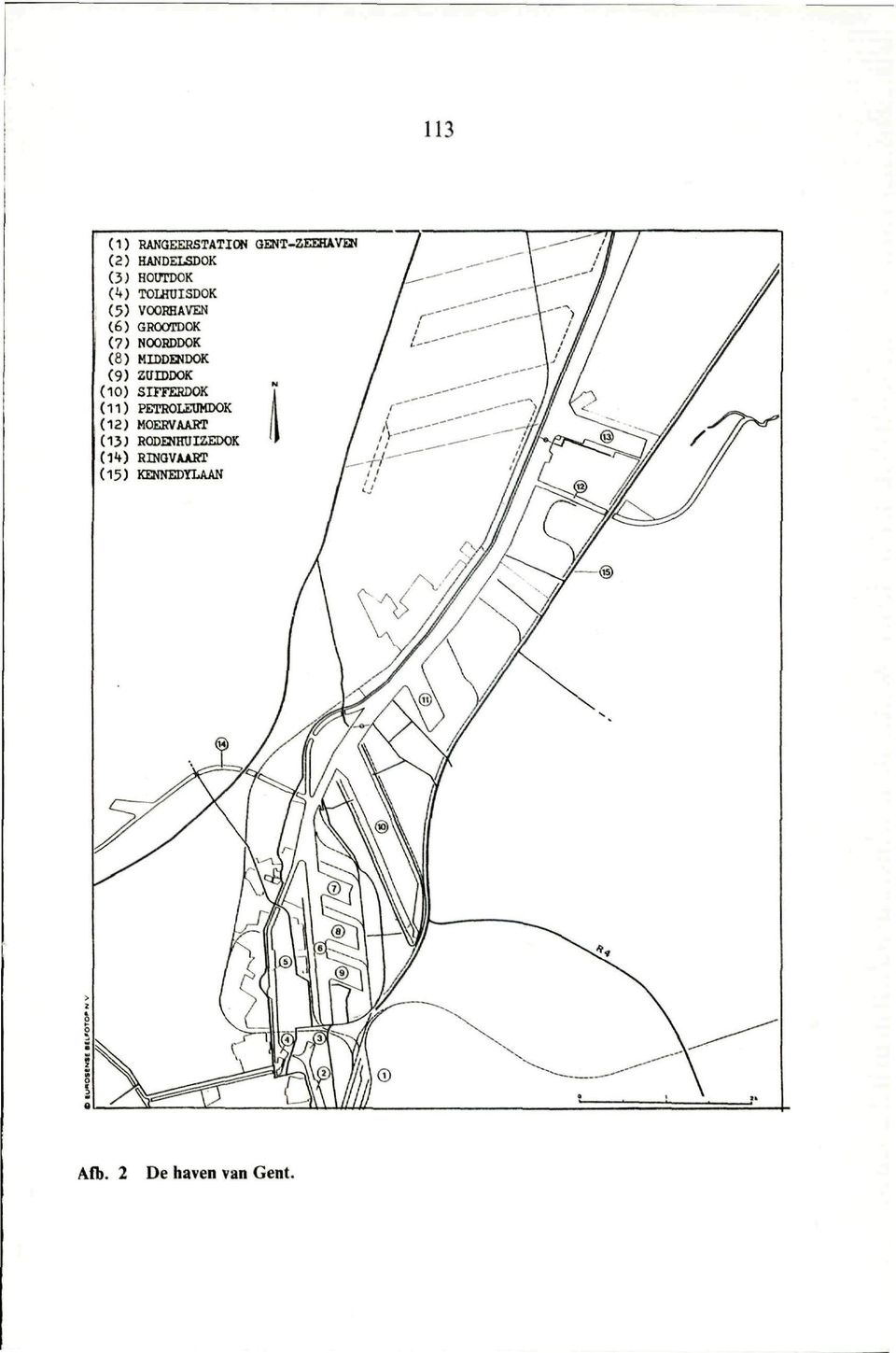 (7) NOORDDOK (8) MIDDENDOK (9) ZUIDDOK (10) SIFFERDOK ^ (11)