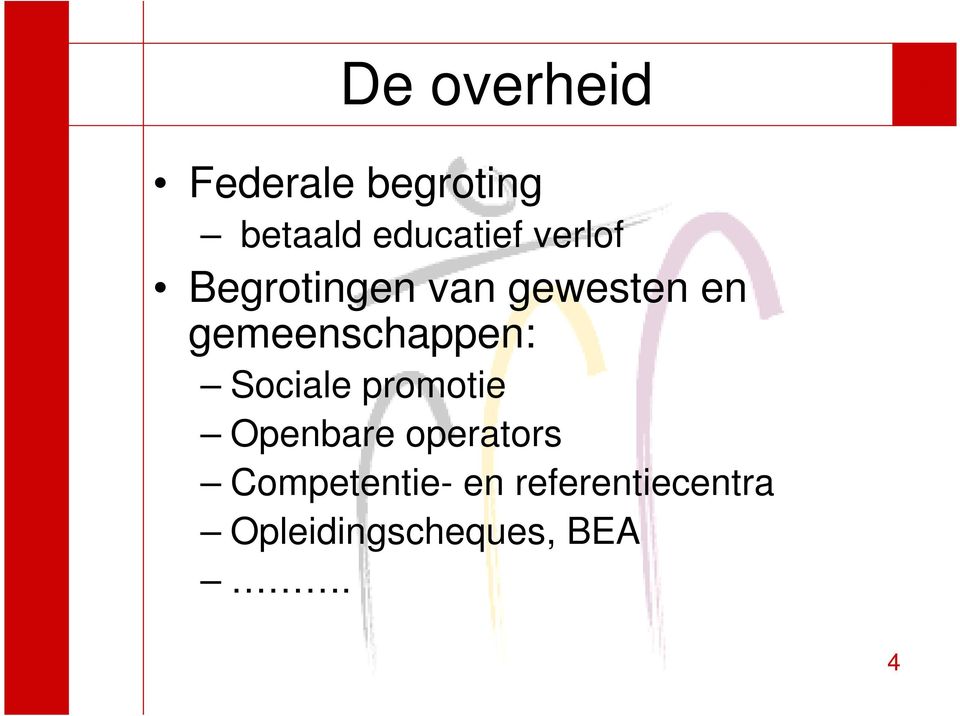 gemeenschappen: Sociale promotie Openbare