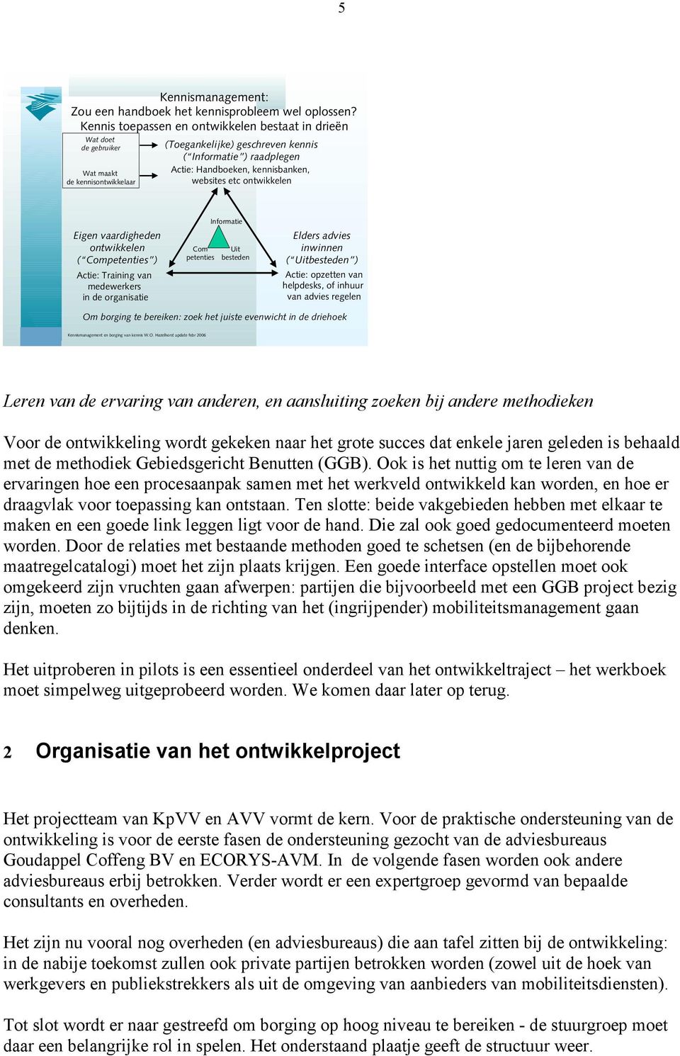 websites etc ontwikkelen Eigen vaardigheden ontwikkelen ( Competenties ) Actie: Training van medewerkers in de organisatie Com petenties Informatie Uit besteden Elders advies inwinnen ( Uitbesteden )