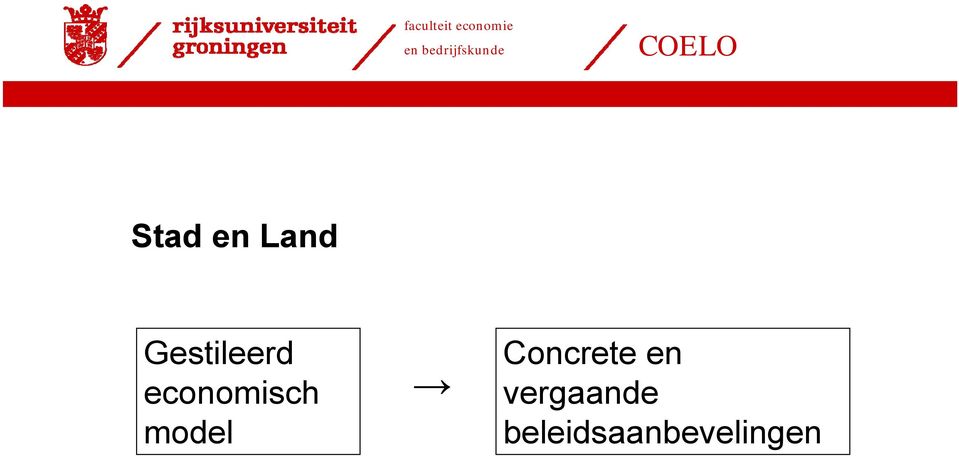 economisch model