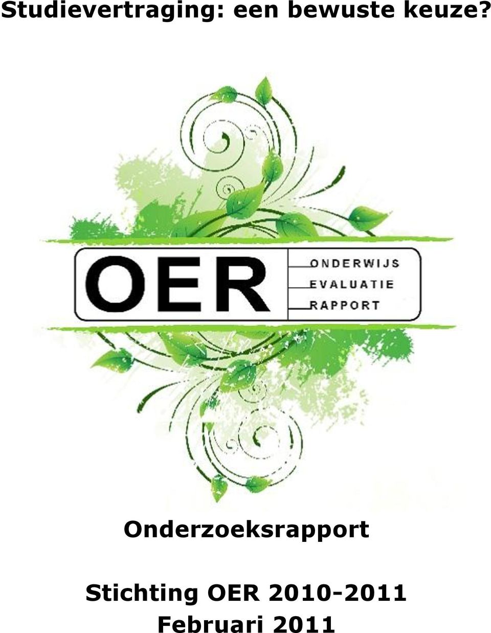 Onderzoeksrapport