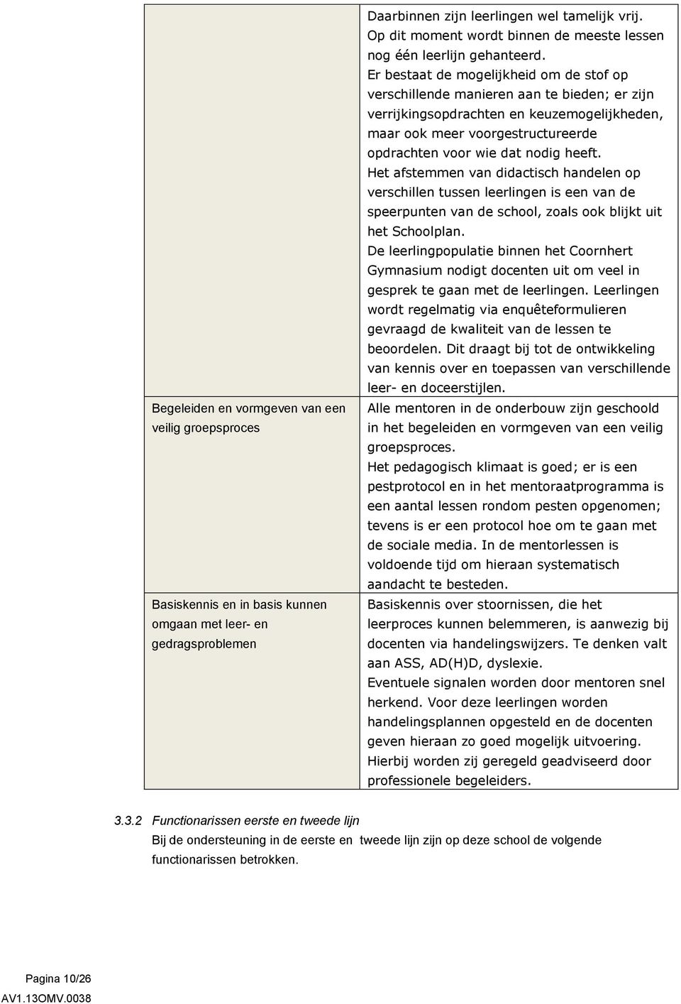 Er bestaat de mogelijkheid om de stof op verschillende manieren aan te bieden; er zijn verrijkingsopdrachten en keuzemogelijkheden, maar ook meer voorgestructureerde opdrachten voor wie dat nodig