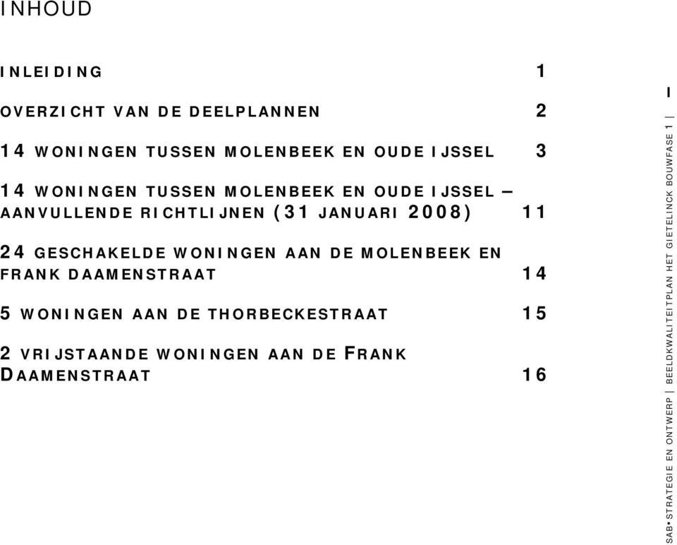 JANUARI 2008) 11 24 GESCHAKELDE WONINGEN AAN DE MOLENBEEK EN FRANK DAAMENSTRAAT 14 5