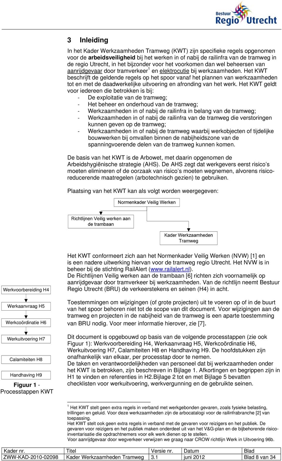 Het KWT beschrijft de geldende regels op het spoor vanaf het plannen van werkzaamheden tot en met de daadwerkelijke uitvoering en afronding van het werk.