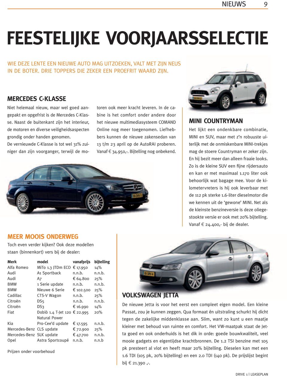 Ook deze modellen staan (binnenkort) vers bij de dealer: Niet helemaal nieuw, maar wel goed aangepakt en opgefrist is de Mercedes C-Klasse.