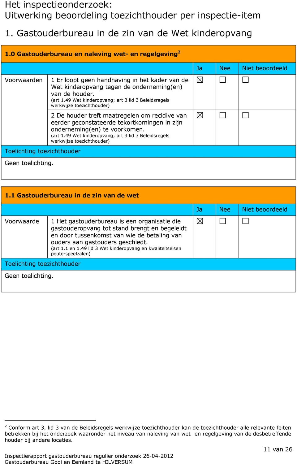 49 Wet kinderopvang; art 3 lid 3 Beleidsregels werkwijze toezichthouder) 2 De houder treft maatregelen om recidive van eerder geconstateerde tekortkomingen in zijn onderneming(en) te voorkomen.