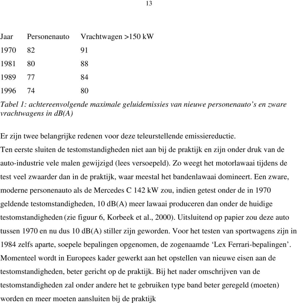 Ten eerste sluiten de testomstandigheden niet aan bij de praktijk en zijn onder druk van de auto-industrie vele malen gewijzigd (lees versoepeld).