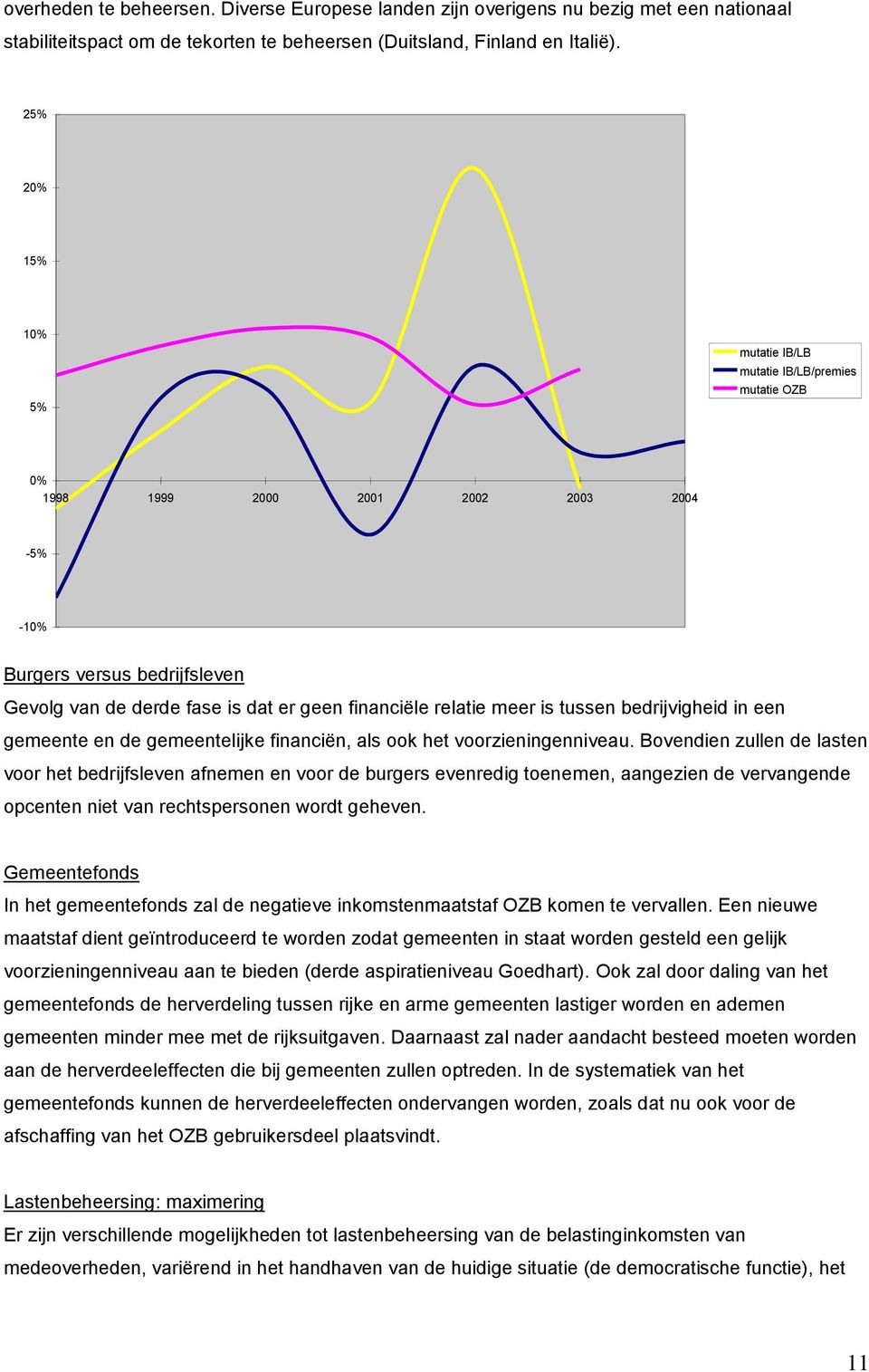 relatie meer is tussen bedrijvigheid in een gemeente en de gemeentelijke financiën, als ook het voorzieningenniveau.