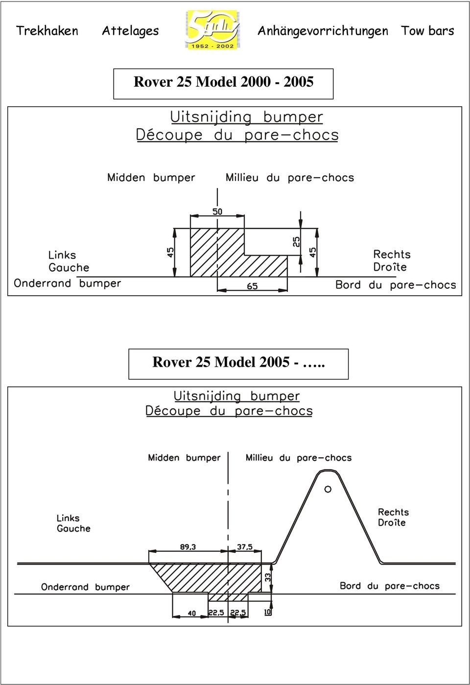 bars Rover 25 Model