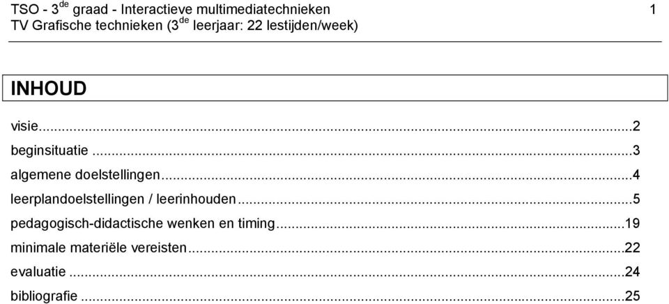 ..4 leerplandoelstellingen / leerinhouden.