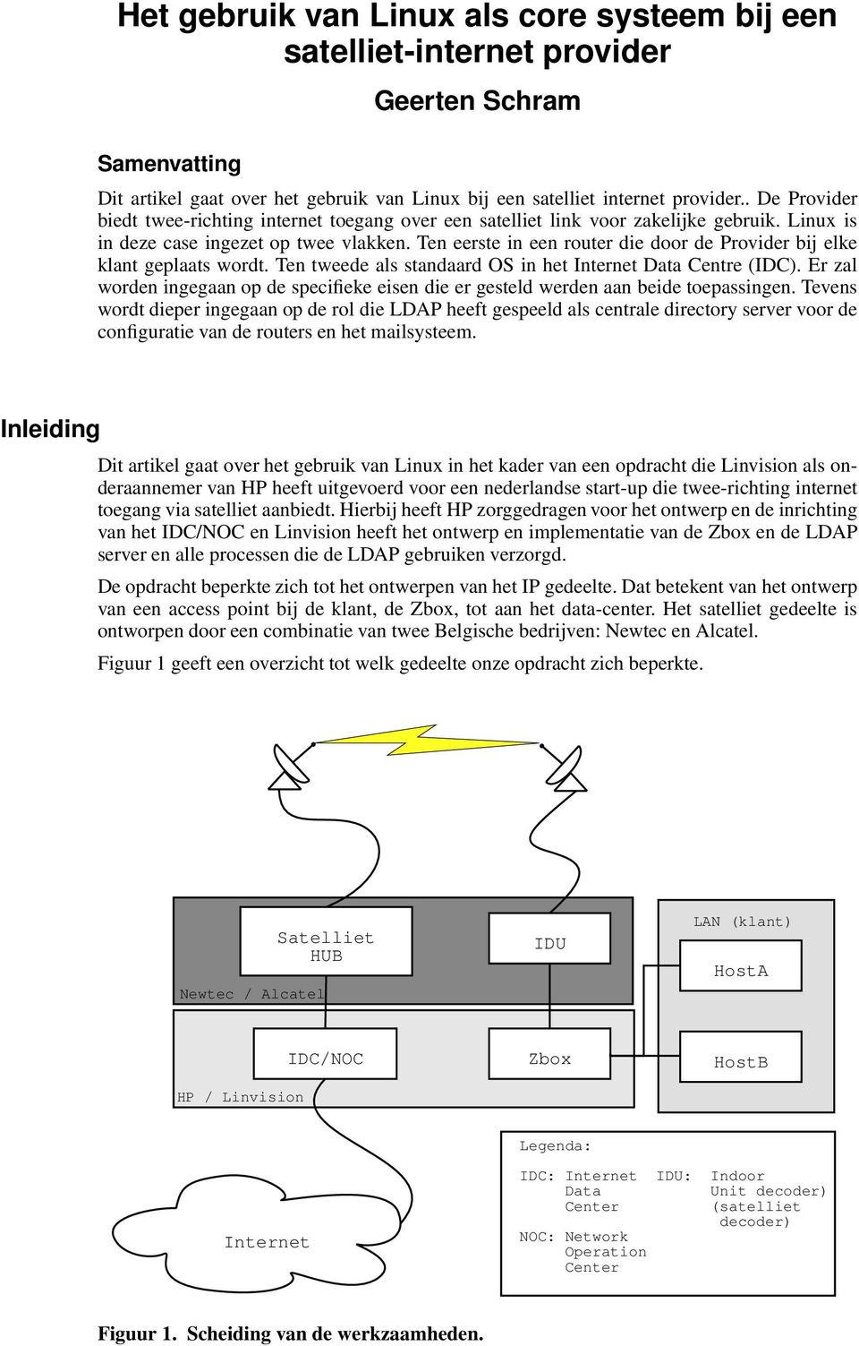 Ten eerste in een router die door de Provider bij elke klant geplaats wordt. Ten tweede als standaard OS in het Internet Data Centre (IDC).