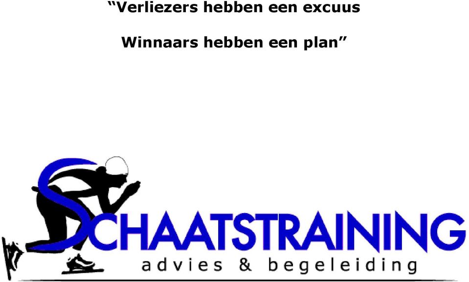 Schaatstraining advies &