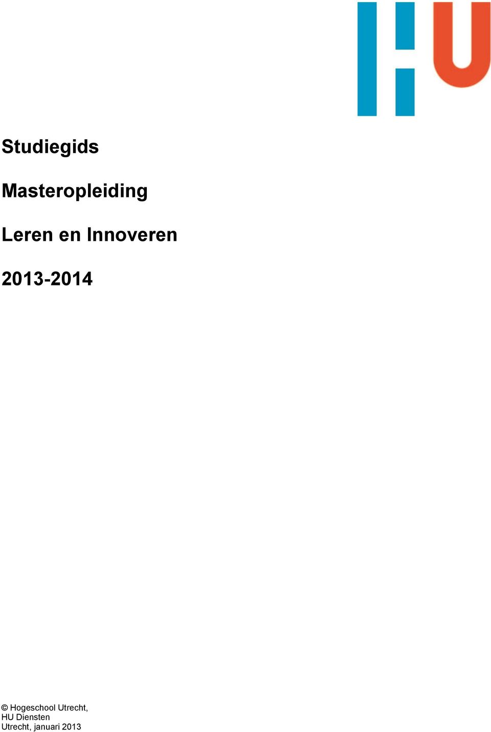 2013-2014 Hogeschool
