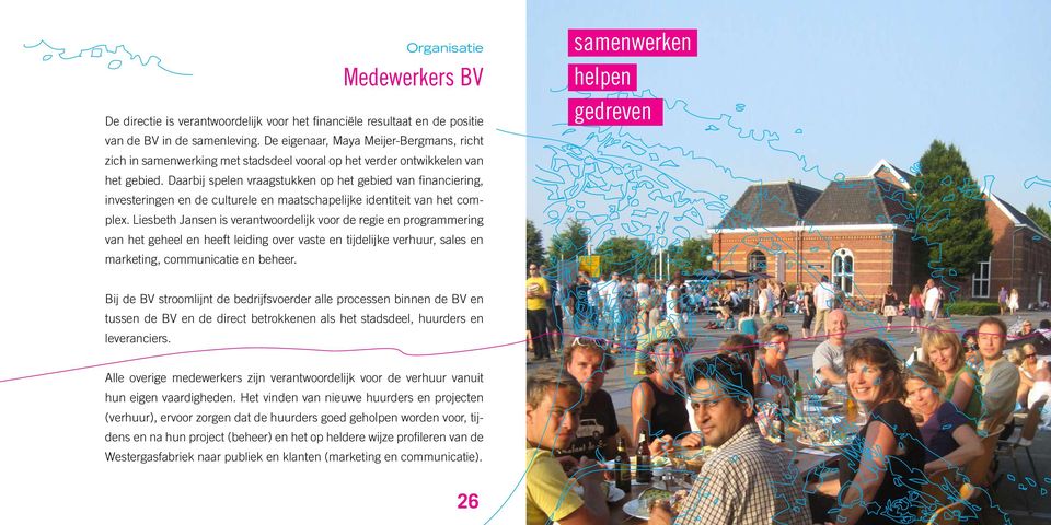 Daarbij spelen vraagstukken op het gebied van financiering, investeringen en de culturele en maatschapelijke identiteit van het complex.