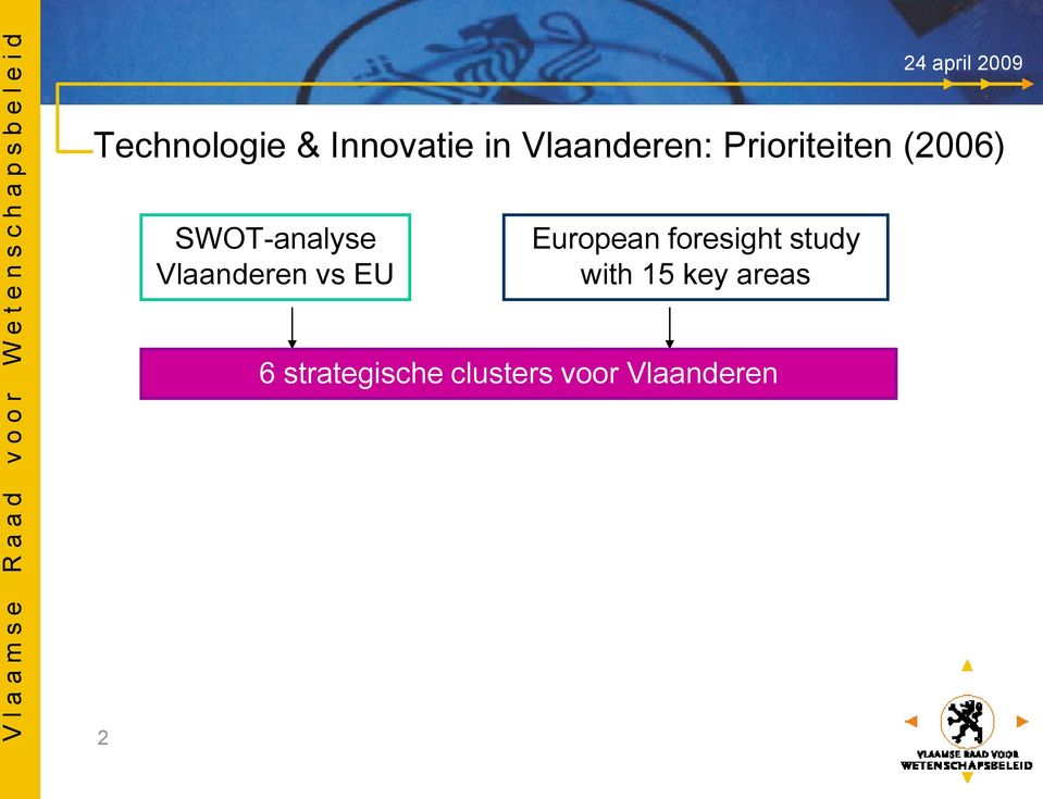 vs EU European foresight study with 15 key