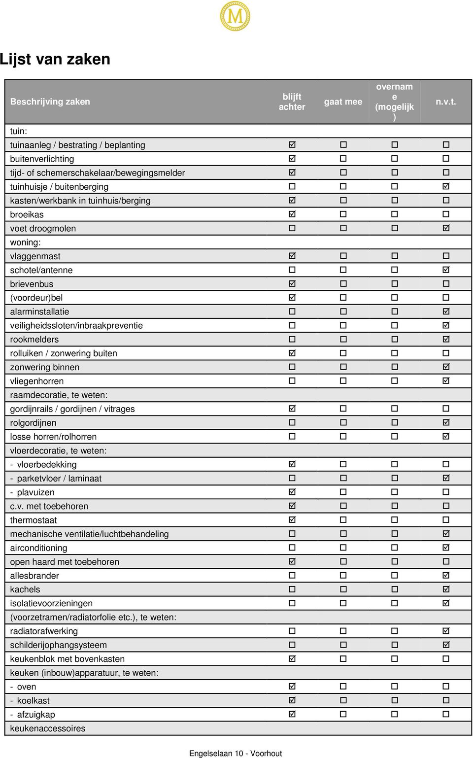 rolluiken / zonwering buiten zonwering binnen vliegenhorren raamdecoratie, te weten: gordijnrails / gordijnen / vitrages rolgordijnen losse horren/rolhorren vloerdecoratie, te weten: - vloerbedekking