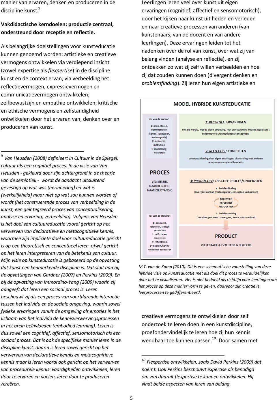 en de context ervan; via verbeelding het reflectievermogen, expressievermogen en communicatievermogen ontwikkelen; zelfbewustzijn en empathie ontwikkelen; kritische en ethische vermogens en