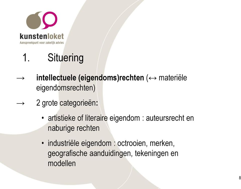 eigendom : auteursrecht en naburige rechten industriële eigendom