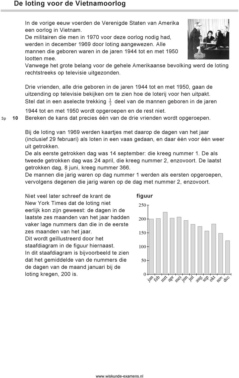 Vanwege het grote belang voor de gehele Amerikaanse bevolking werd de loting rechtstreeks op televisie uitgezonden.