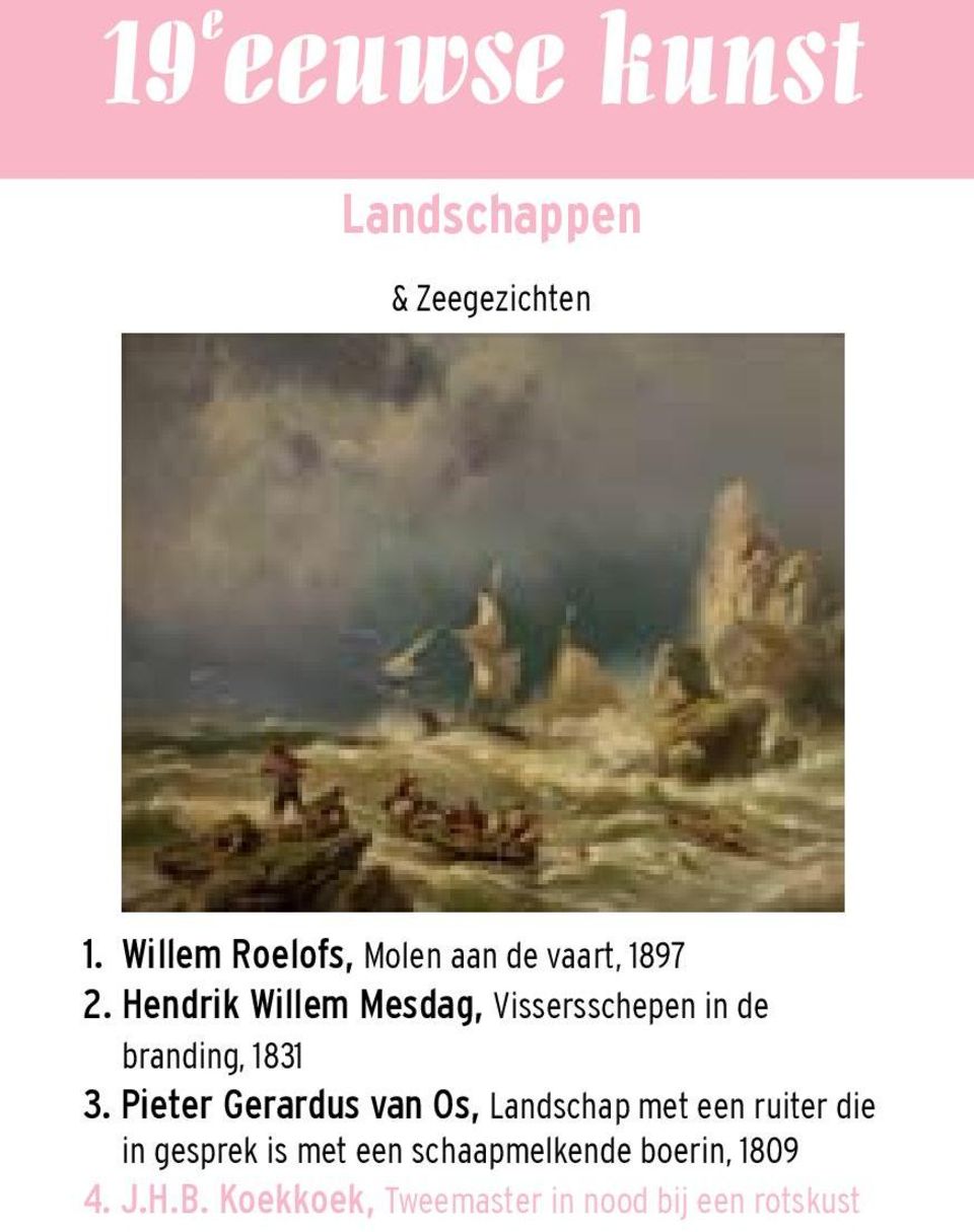 Hendrik Willem Mesdag, Vissersschepen in de branding, 1831 3.