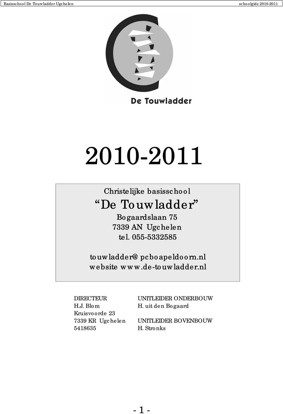 de-touwladder.nl DIRECTEUR H.J.