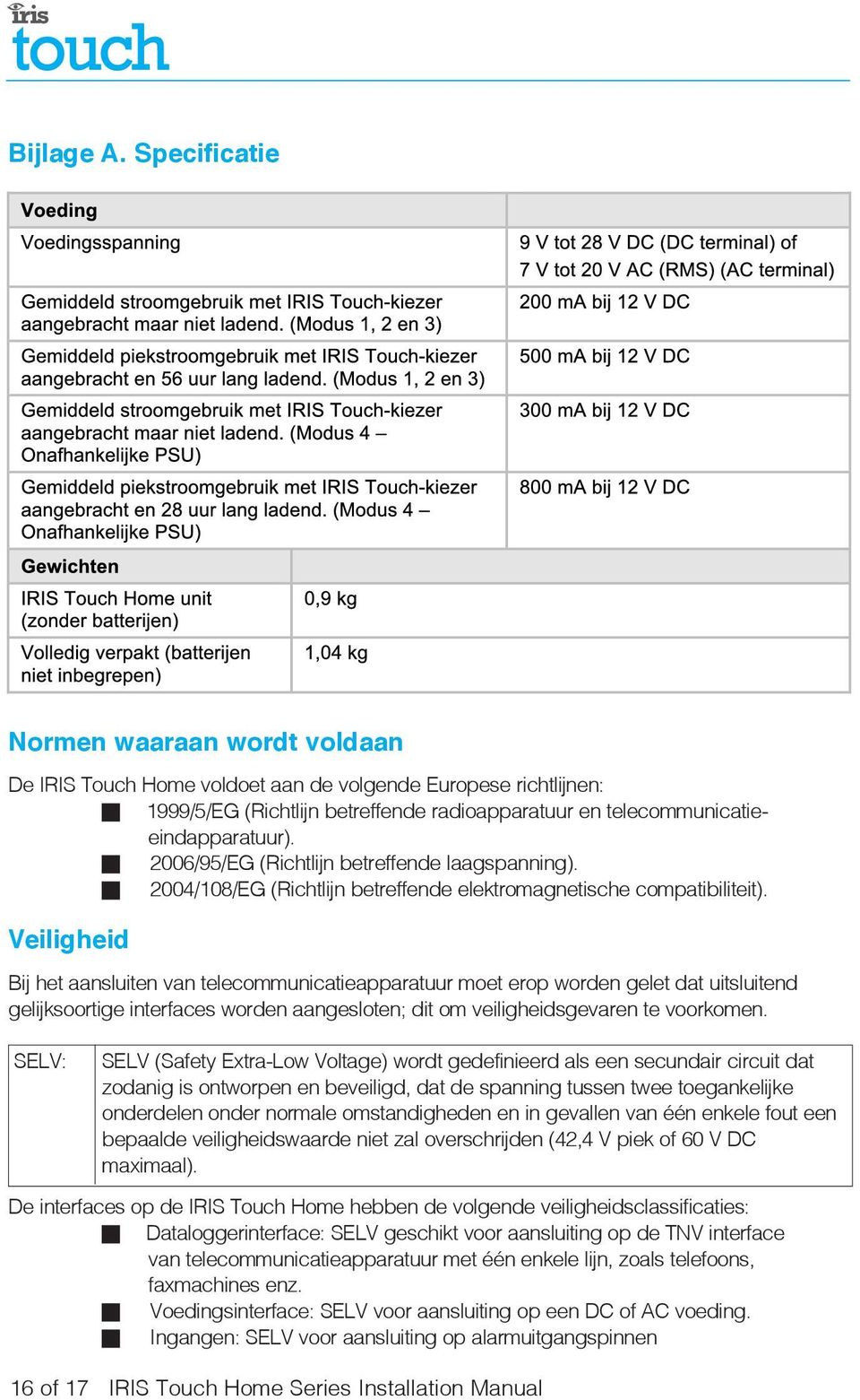 g 2006/95/EG (Richtlijn betreffende laagspanning). g 2004/108/EG (Richtlijn betreffende elektromagnetische compatibiliteit).