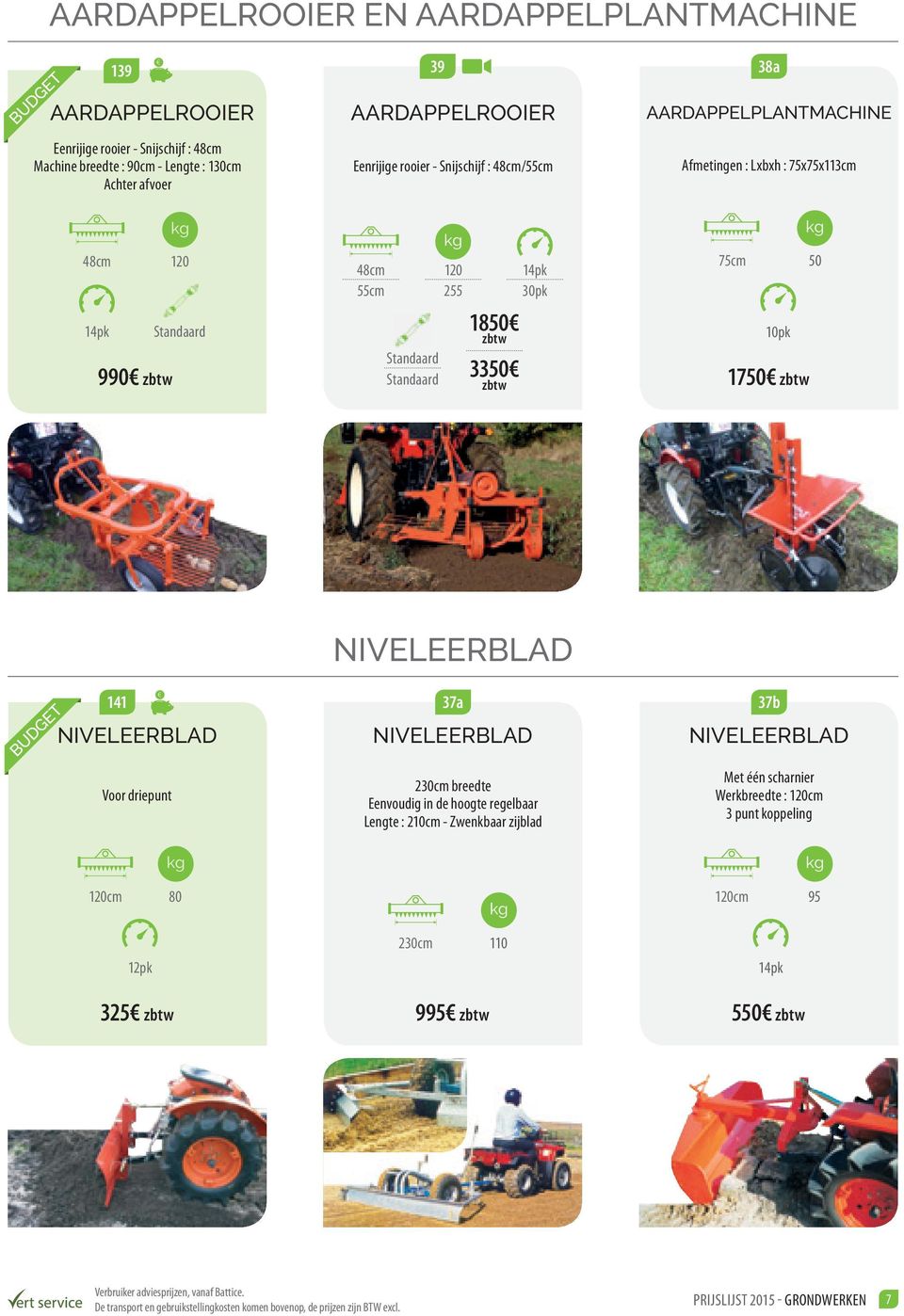 3350 30pk 75cm 50 10pk 1750 NIVELEERBLAD 141 37a 37b NIVELEERBLAD NIVELEERBLAD NIVELEERBLAD Voor driepunt 230cm breedte Eenvoudig in de hoogte