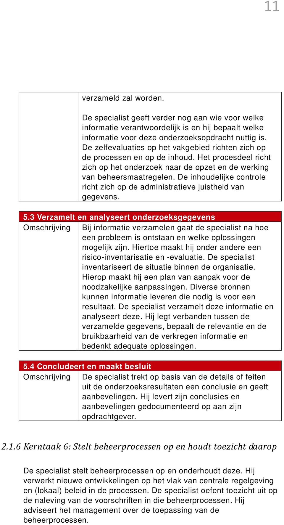 De inhoudelijke controle richt zich op de administratieve juistheid van gegevens. 5.