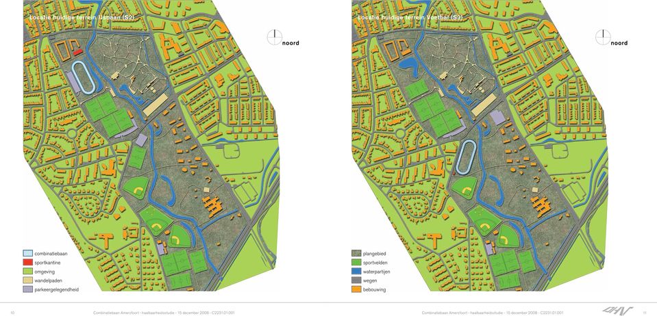 waterpartijen wegen bebouwing 10 Combinatiebaan Amersfoort - haalbaarheidsstudie - 15 december