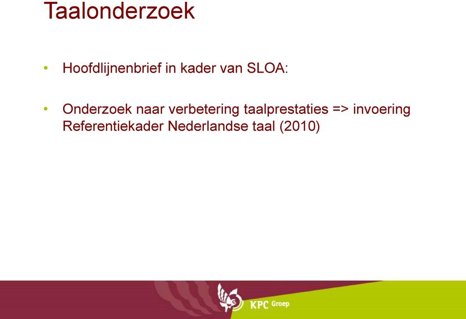 verbetering taalprestaties =>