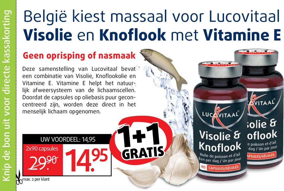 Vitamine E helpt het natuurlijk afweersysteem van de lichaamscellen.