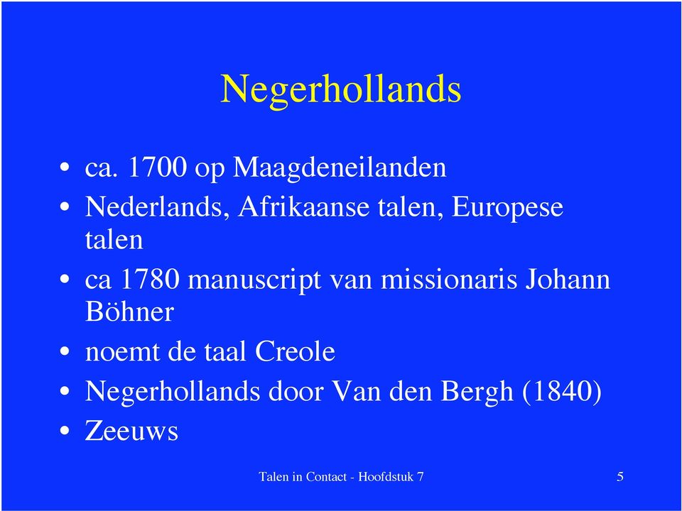 Europese talen ca 1780 manuscript van missionaris Johann