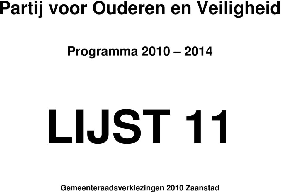 2014 LIJST 11