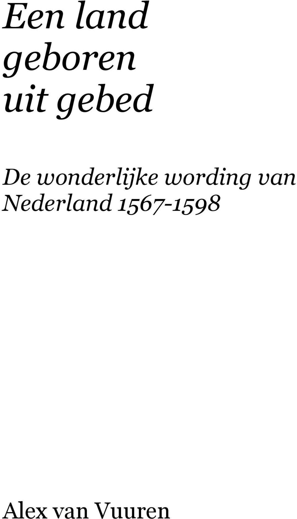 wording van Nederland