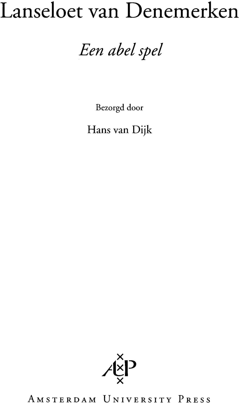 door Hans van Dijk x.