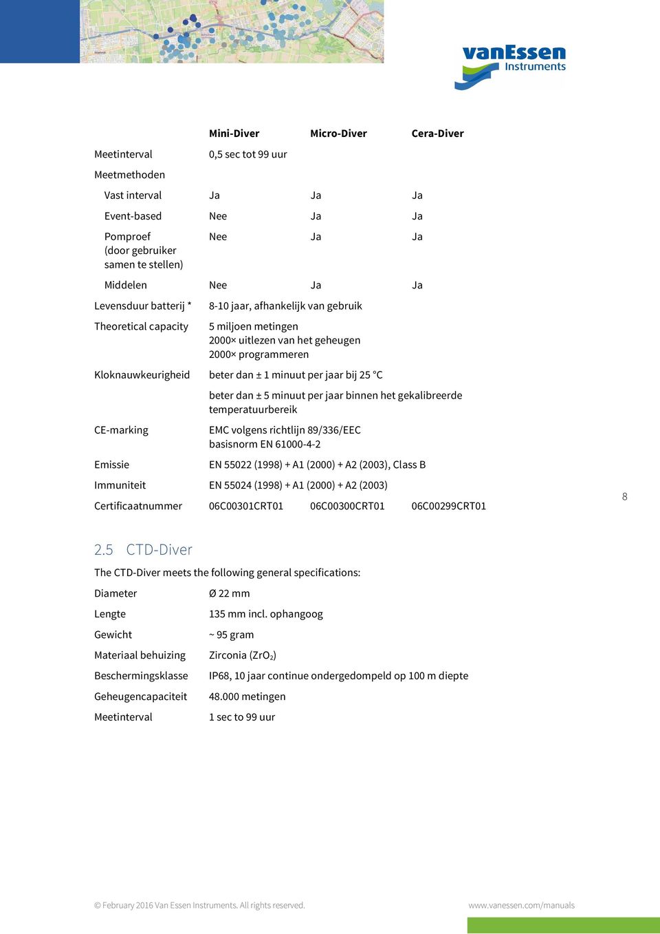 Emissie beter dan ± 5 minuut per jaar binnen het gekalibreerde temperatuurbereik EMC volgens richtlijn 89/336/EEC basisnorm EN 61000-4-2 Ja Ja Ja Ja EN 55022 (1998) + A1 (2000) + A2 (2003), Class B