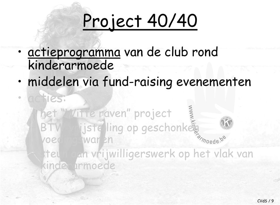 raven project BTW vrijstelling op geschonken voedingswaren