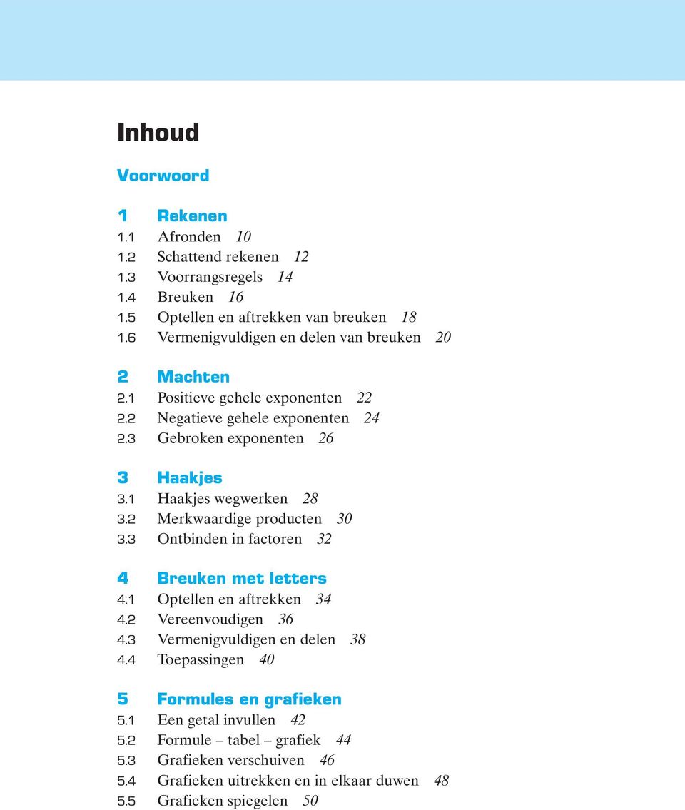 Haakjes wegwerken. Merkwaardige producten 0. Ontbinden in factoren Breuken met letters. Optellen en aftrekken. Vereenvoudigen.