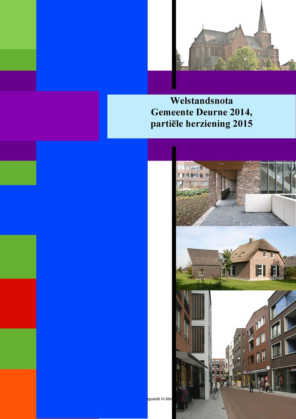 Welstandsnota gemeente Deurne 2014, 