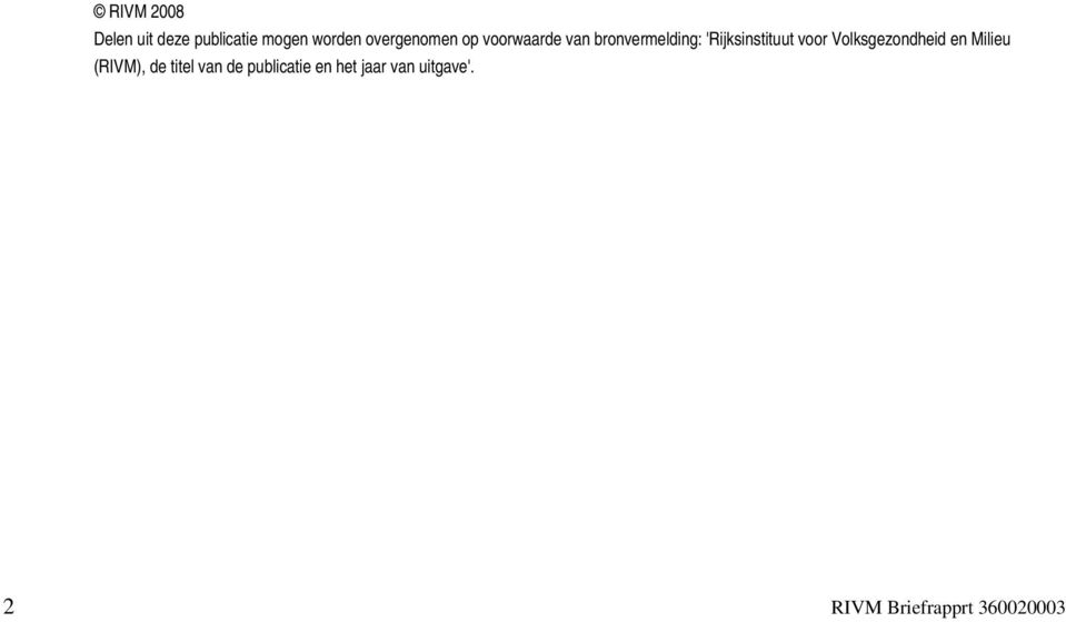 'Rijksinstituut voor Volksgezondheid en Milieu (RIVM), de