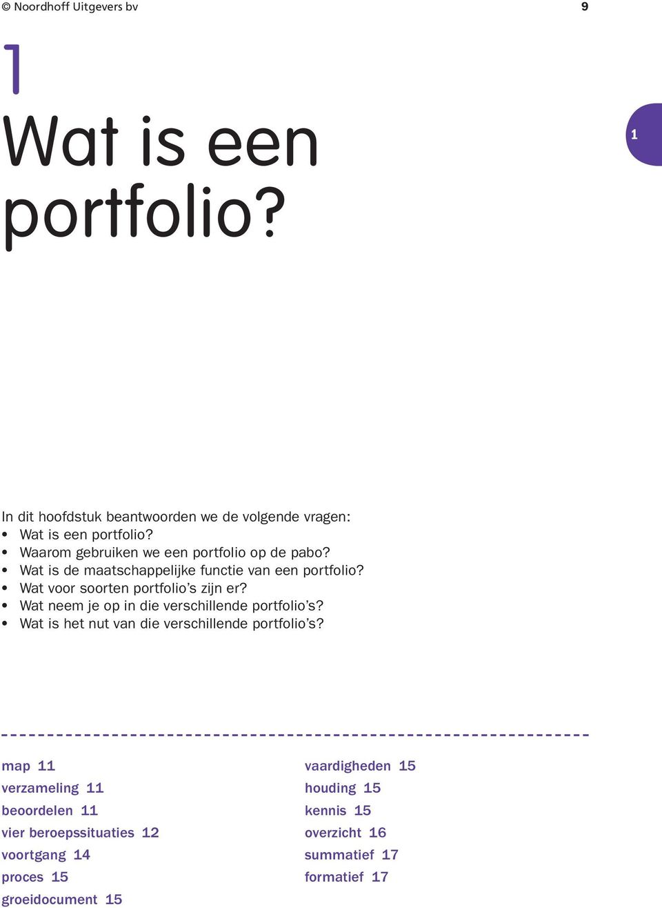 Wat voor soorten portfolio s zijn er? Wat neem je op in die verschillende portfolio s?