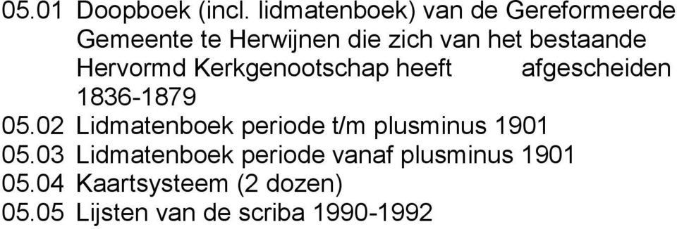 bestaande Hervormd Kerkgenootschap heeft afgescheiden 1836-1879 05.