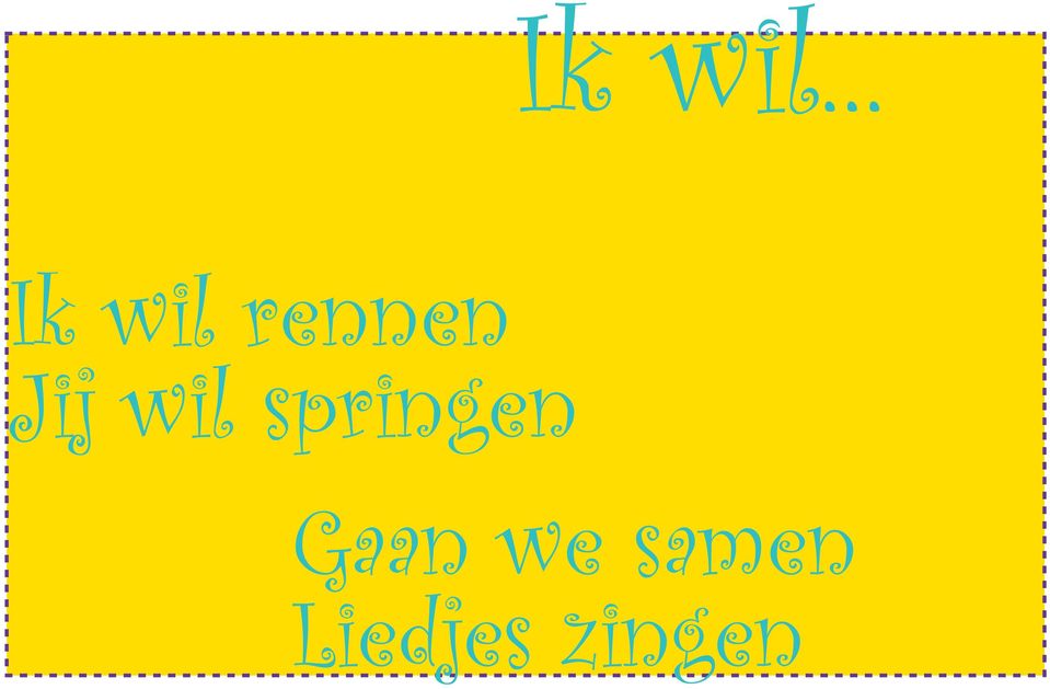 Jij wil springen