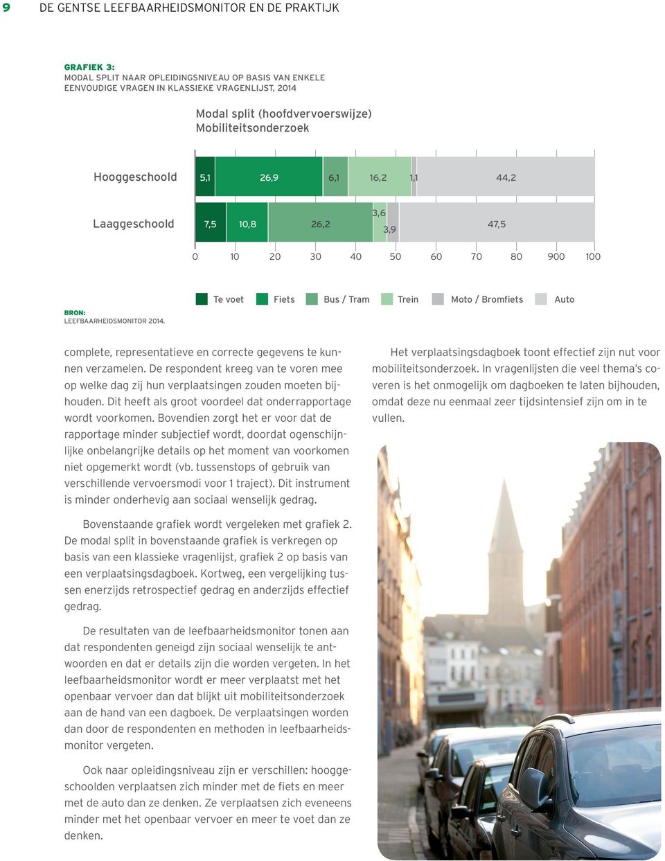 LEEFBAARHEIDSMONITOR 2014. complete, representatieve en correcte gegevens te kunnen verzamelen. De respondent kreeg van te voren mee op welke dag zij hun verplaatsingen zouden moeten bijhouden.