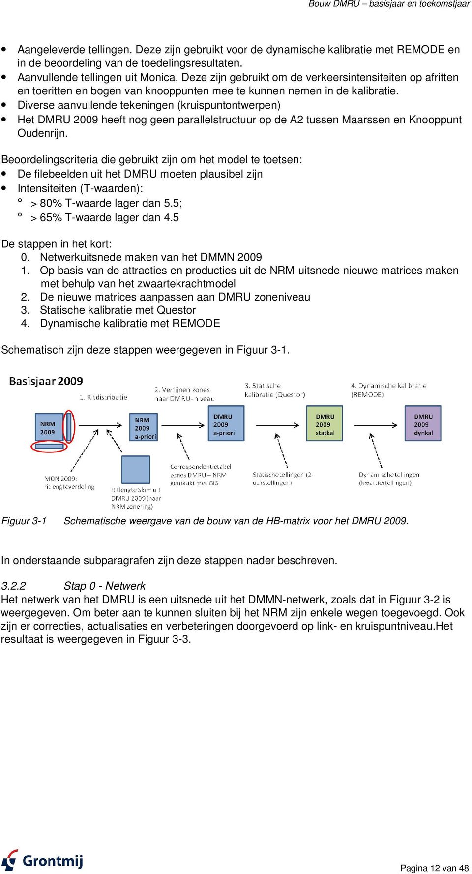 Diverse aanvullende tekeningen (kruispuntontwerpen) Het DMRU 2009 heeft nog geen parallelstructuur op de A2 tussen Maarssen en Knooppunt Oudenrijn.