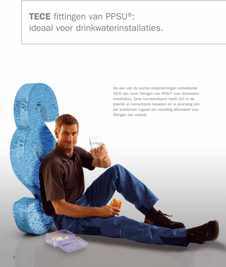 voor drinkwaterinstallaties.